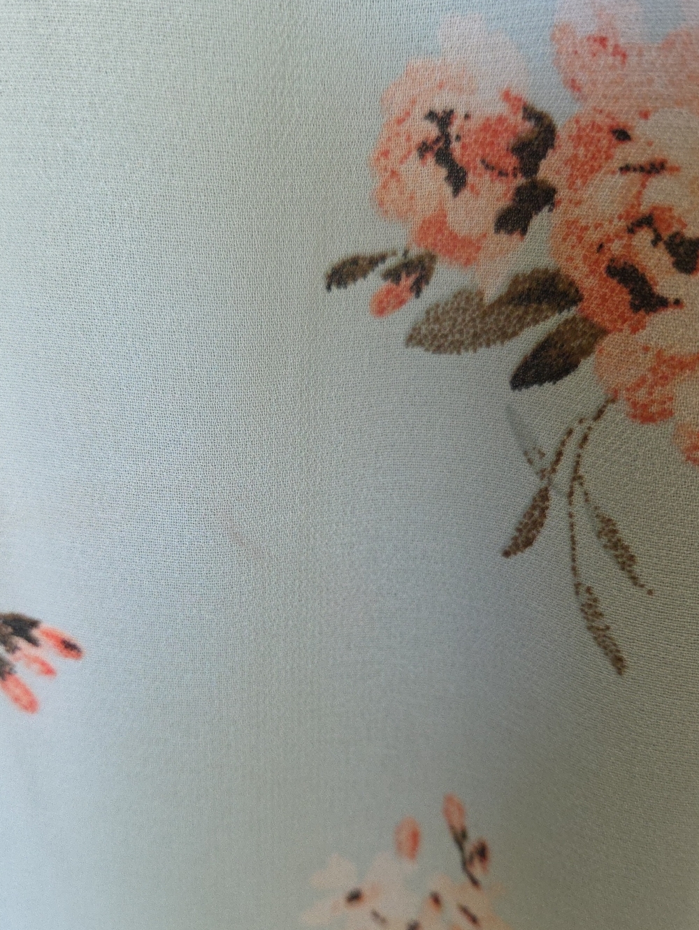 Baltic Born Marie Mock Neck Micro Floral Maxi Dress Sage Size S - Picture 8 of 8